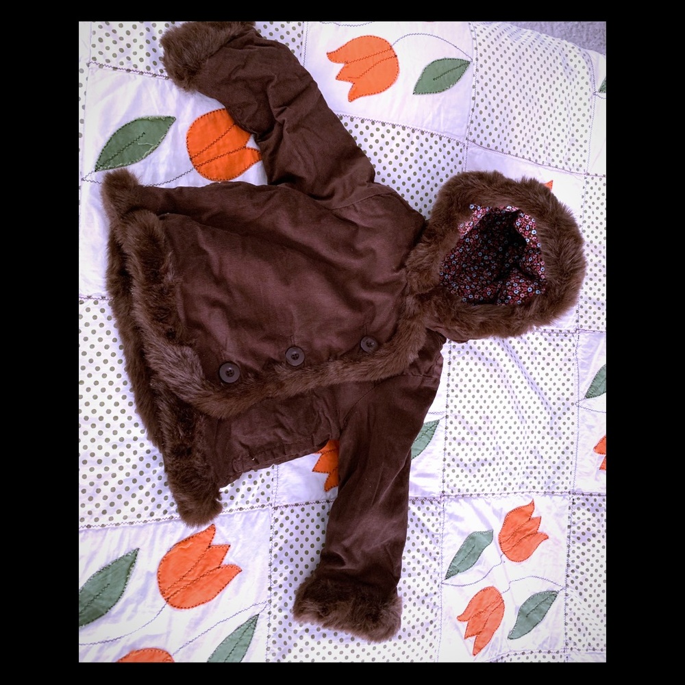 Cozy warm girls BABY GAP coat Size 2